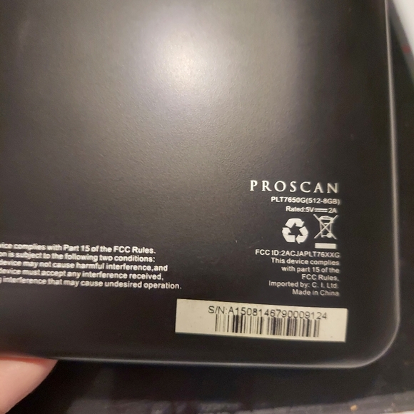 Proscan 7" Touch Screen Android Tablet & Front Camera, 8GB Storage ( PLT7650 G) - Picture 4 of 6